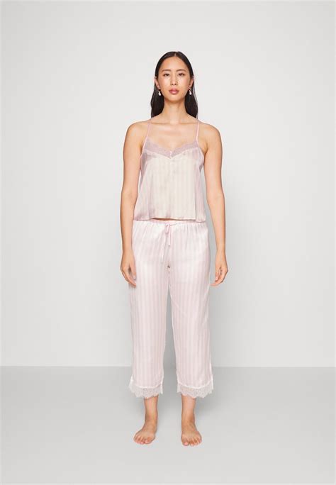 Boux Avenue Stripe Cami Pant Pyjama Pale Pink Pink Zalando At