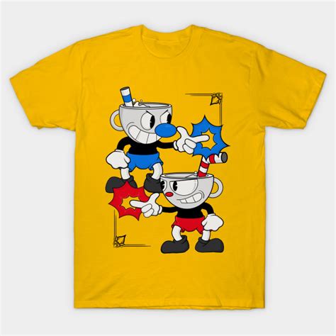 Cuphead Design Colour Cuphead T Shirt Teepublic