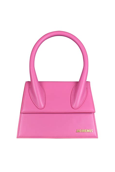 Sac Main De Luxe Sac Le Chiquito Grand Jacquemus En Cuir Rose