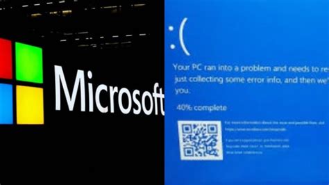 Microsoft Outage Microsoft Windows Computers Leading To Blue Screen Of