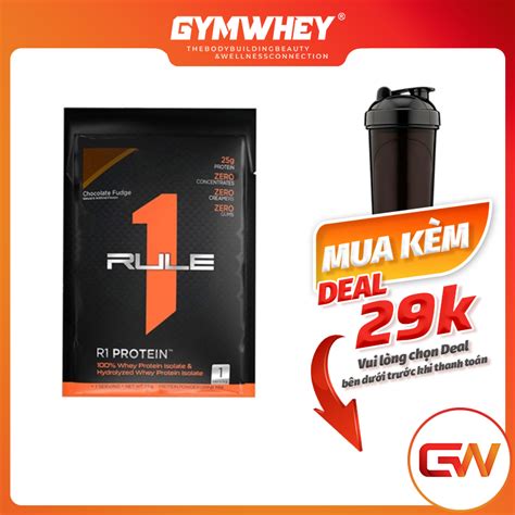 Rule1 Whey Sữa Hỗ Trợ Tăng Cơ Cho Người Tập Gym Whey Rule 1 Protein 10lbs 45kg Shopee Việt Nam