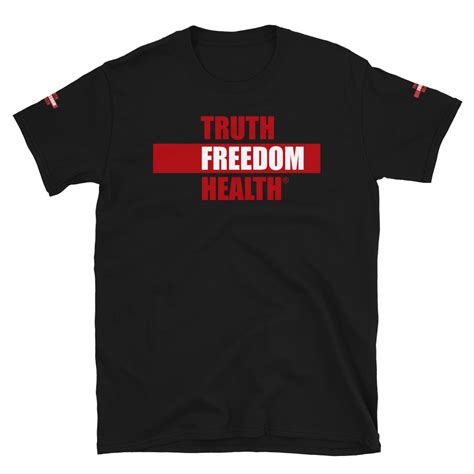 Short-Sleeve Unisex T-Shirt - Black - Truth Freedom Health® | Dr.SHIVA ...