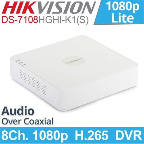 HIKVISION DS 7108HGHI K1 S DVR Καταγραφικό 8 καμερών Up to 1080p Lite