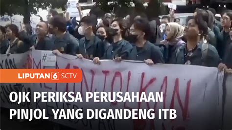 Ojk Turun Tangan Periksa Perusahaan Pinjol Yang Digandeng Itb Dalam