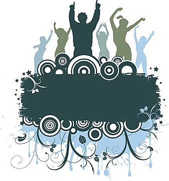 Party Time Dancer Vector Silhouette Vector, Dancer, Vector, Silhouette ...