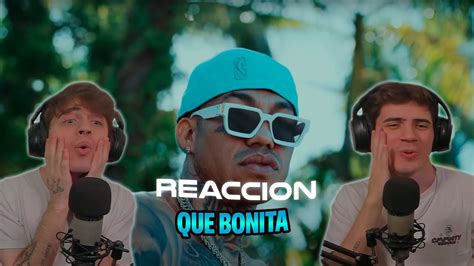 REACCION Lefty SM Que Bonita YouTube