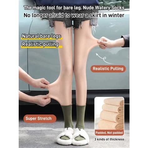 Gorich The Magic Tool For Bare Leg Nude Watery Socks Lazada PH