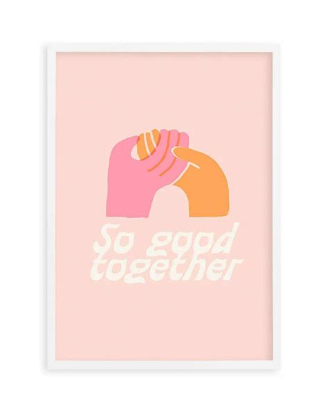 Shop So Good Together Kids Art Print Or Poster Girls Bedroom Nursery