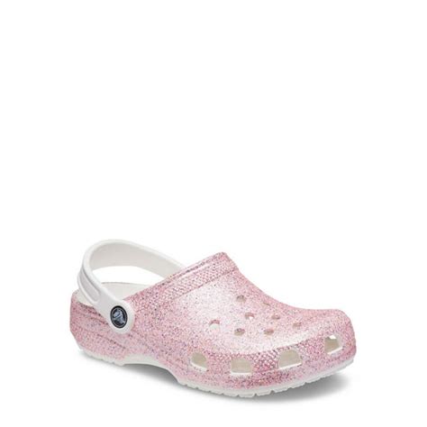 Crocs Toddler And Kids Classic Glitter Clog Sizes 4 6