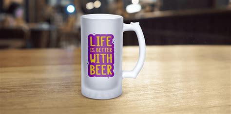 Frosted Beer Mugs Vistaprint