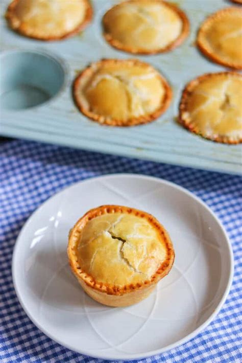 Muffin Tin Chicken Pot Pies Mini Chicken Pot Pies With Pie Crust Fab Everyday