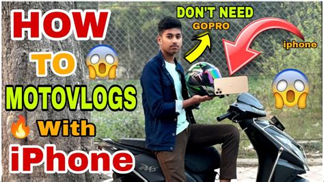 How To Make Motovlogs With IPhone GoPro Se Accha 2024 YouTube