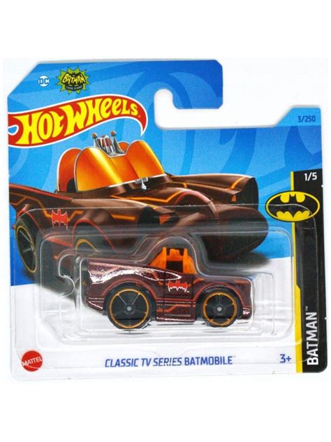 HKG Машинка металлическая игрушка Hot Wheels коллекционная модель CLASSIC TV SERIES BATMOBILE