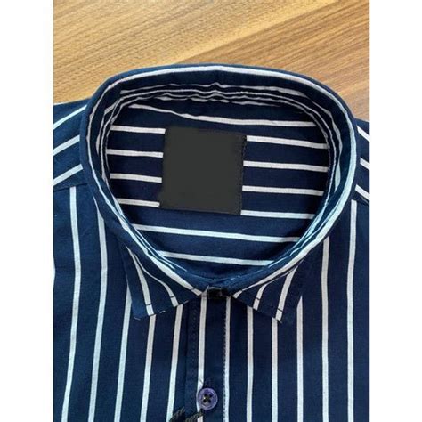 Cotton Collar Neck Mens Striped Shirt Size M L Xl Xxl At Rs 365 In