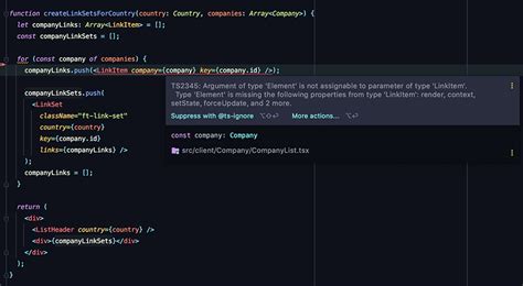 Javascript Typescript Error On React Component Argument Of Type