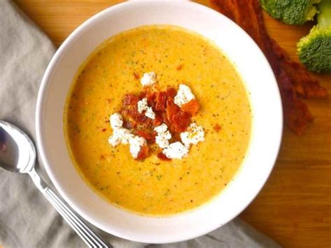 Creamy Sweet Potato And Broccoli Soup Paleo Gf Perchance To Cook