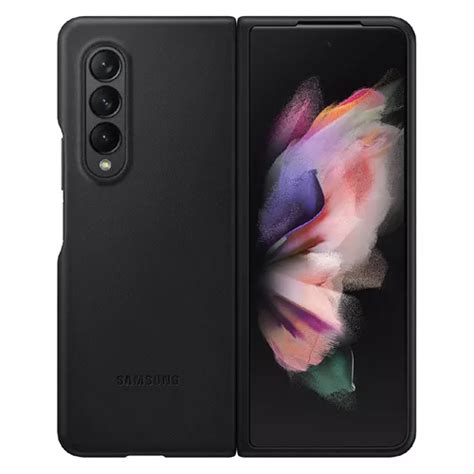 Funda Leather Cover Galaxy Z Fold3 Piel Samsung Original Envío gratis