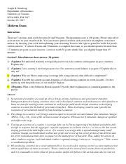 Midterm Exam Eco F Answers Pdf Joseph B Steinberg Department