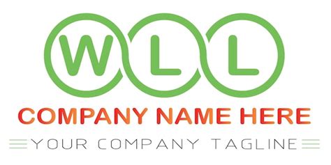 premium vector wll letter logo design