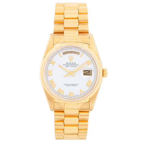 Rolex President SMU Bobby Collin's Day-Date 18 Karat Gold Men's Watch