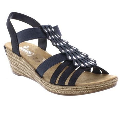 Rieker Wedge Sandal Womens From Westwoods Uk