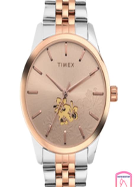 Buy Timex Women Rose Gold Toned Analogue Watch Twel13111 Watches For Women 11571930 Myntra