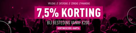 7 5 Korting Op Het Hele Assortiment Bij Een Besteding Vanaf 200