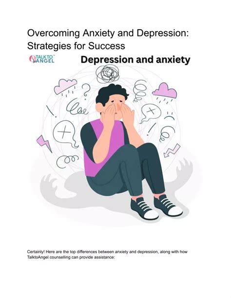 Ppt Overcoming Anxiety And Depression Strategies For Success