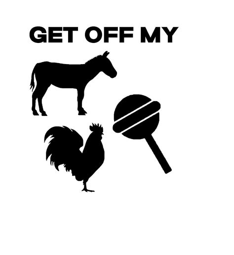 Get Off My Ass Vinyl Car Truck Decal Funny Vinyl Decal Tailgate Donkey