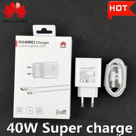 Huawei P Pro Cargador Original W Supercharge Adaptador R Mercado