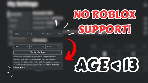 How To Change Birthday On ROBLOX NO ROBLOX SUPPORT NEEDED YouTube