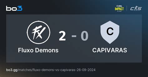 Fluxo Demons Vs Capivaras Cs2 Match At Esl Impact League Season 6