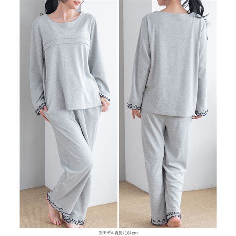 フランデランジェリー fran de lingerie 心地いいリラックスタイムをカジュアル可愛い ソフティスムース かぶり上下セット