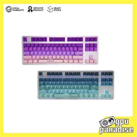 Tai Hao Pbt Backlit Cubic Keys Double Shot Keycaps Set Mykonos