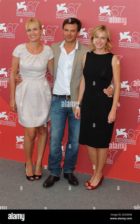 L R Judith Godreche Director Francois Ozon And Karin Viard Attending