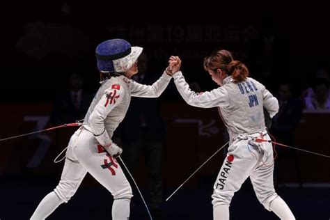 フェンシング女子フルーレ、日本の上野が決勝へ 杭州アジア大会 ライブドアニュース