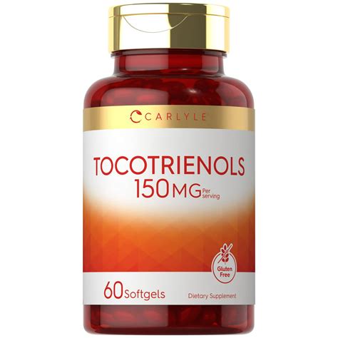 Suplemento Carlyle Tocotrienols 150 mg 60 cápsulas blandas sin OGM sin ...