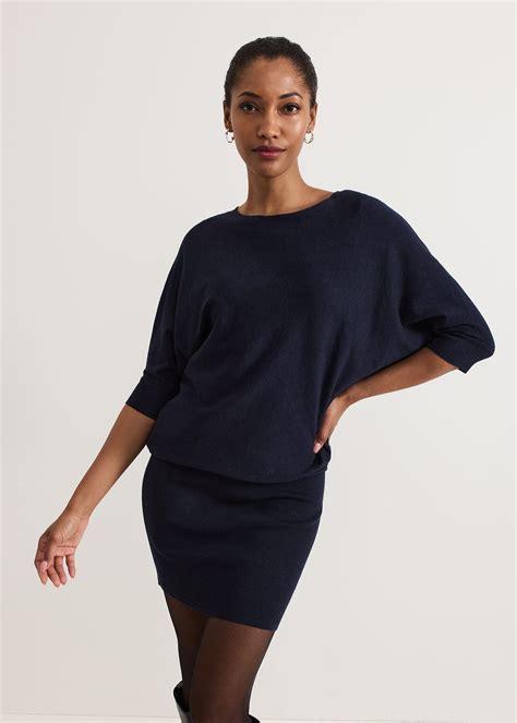 Becca Batwing Knitted Dress