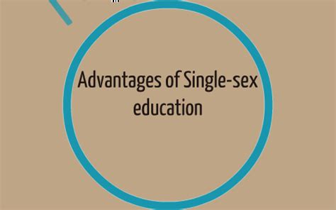 Advantages And Disadvantages Of Single Sex Education By Jacqueline