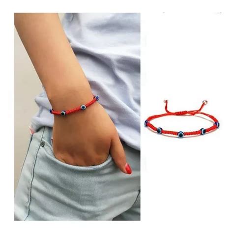 Pulsera Ojo Turco Hilo Rojo De Proteccion Energetica Amor Cuotas Sin