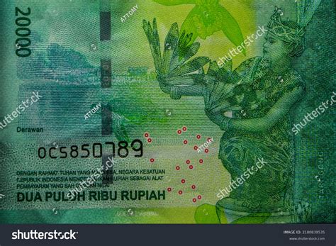 rupiah official currency indonesia issued controlled stock photo