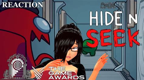 『michaela Reacts』among Us Hide N Seek Game Awards Trailer Youtube