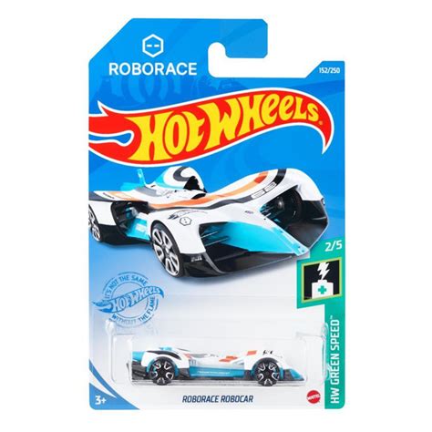 GTB21 Машинка металлическая игрушка Hot Wheels коллекционная модель ROBORACE ROBOCAR белый
