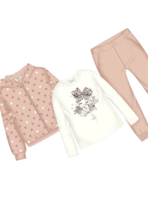 Mayoral Girls Piece Jogsuit Nude