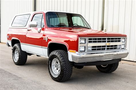 1987 Chevrolet Blazer K 5 Silverado 4x4 For Sale On Bat Auctions