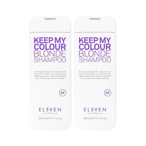 2 X Eleven Australia Keep My Colour Blonde Shampoo 300mL BIG W
