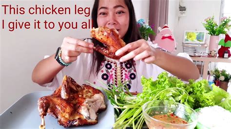 ไก่อบสมุนไพรroasted Chicken With Herb ไก่ย่างหอมๆห่อเมี่ยงไก่ก็อร่อยค่ะ Youtube