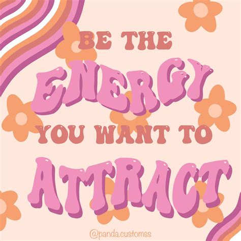 Be The Energy You Want To Attract Pastel Quotes Printable Wall