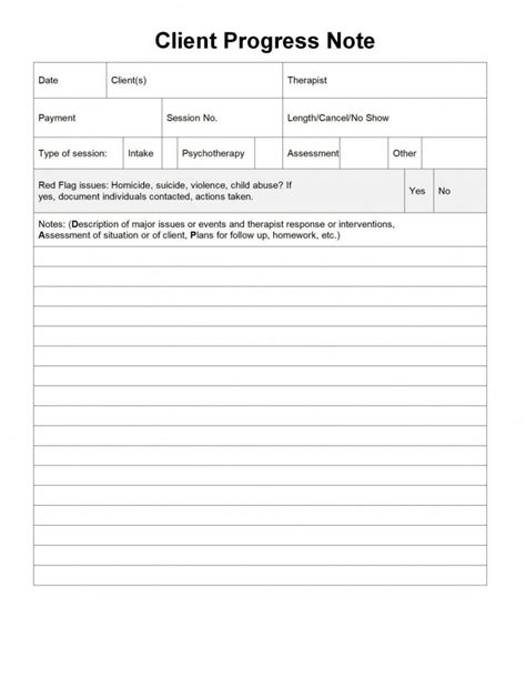 Free Therapy Session Note Template Excel In 2021 Notes Template