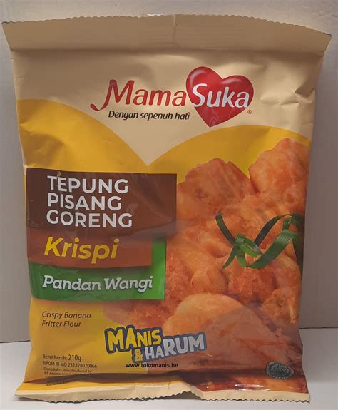 Mamasuka Fried Banana Flour Crispy Pandan Wangi Gr Mamasuka Pisang